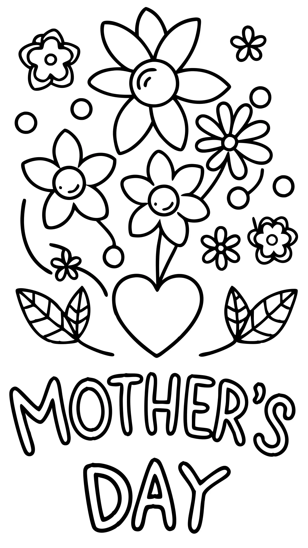 printable mother’s day coloring pages